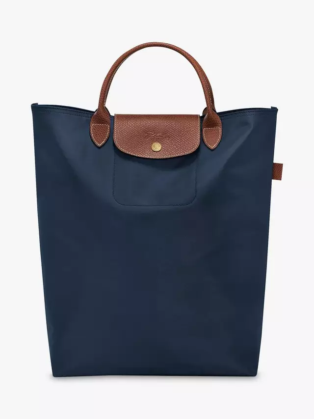 

Сумка тоут Longchamp Le Pliage M, темно-синий