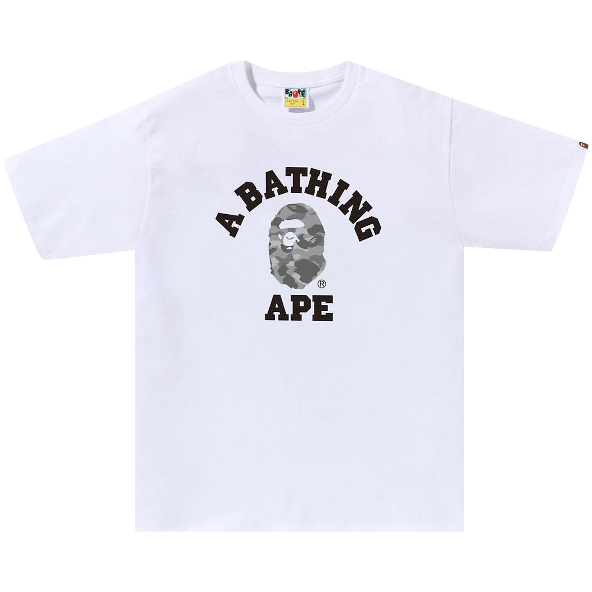 

Футболка BAPE Honeycomb Camo, Белый/Серый