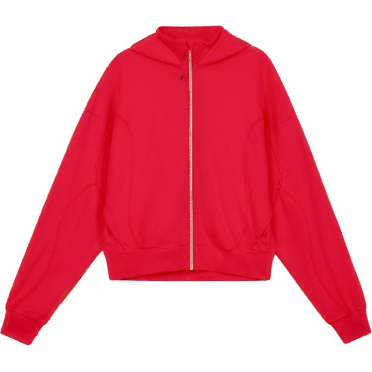 

Lululemon Золотая стеганая куртка женская, Red