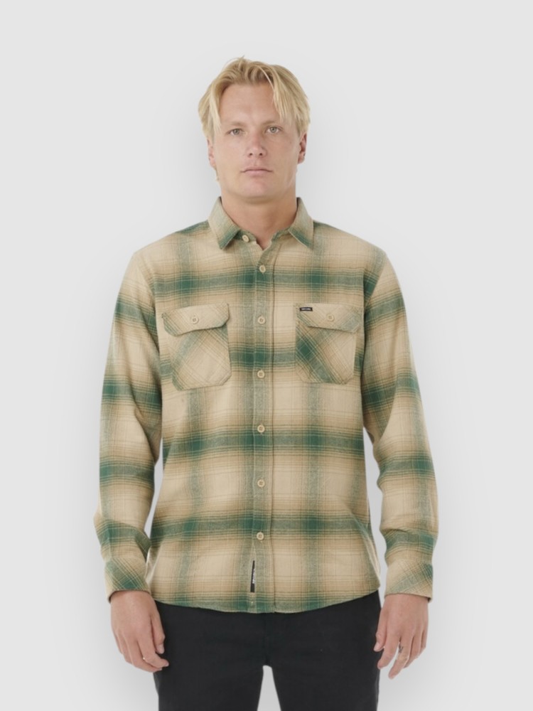 

Рубашка Rip Curl Count Flannel Hemd, khaki rock
