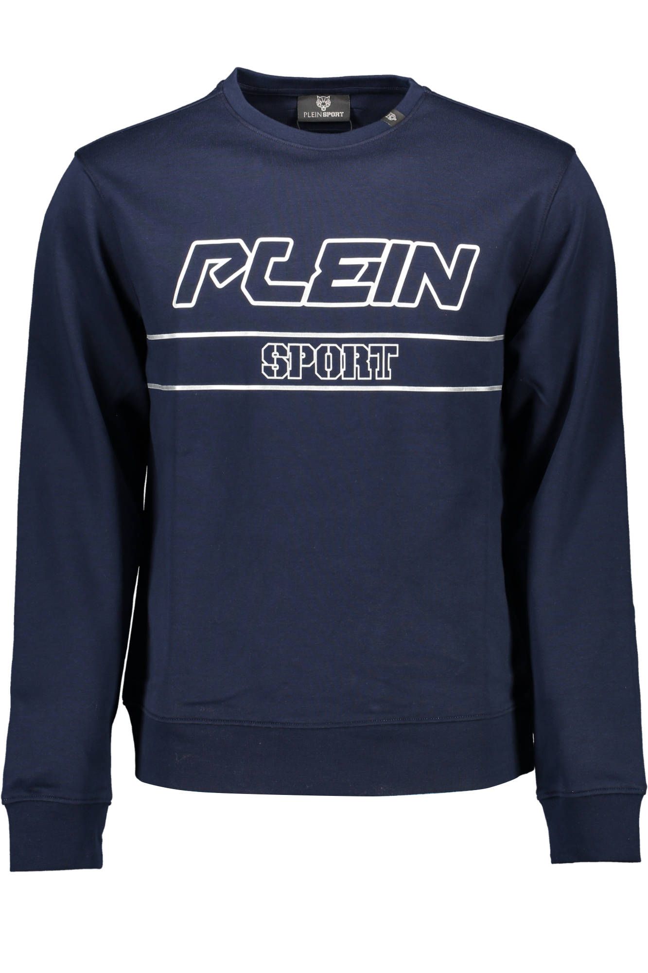 

Синий хлопковый мужской свитер Plein Sport