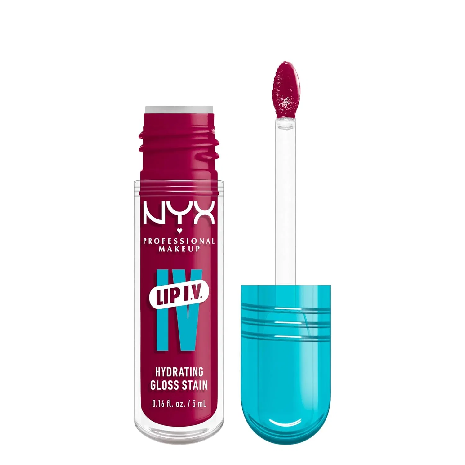 Увлажняющий блеск-сыворотка для губ «LIP IV Hydrating Gloss Serum» от NYX Professional Makeup Nyx Professional Makeup, 19 Magenta Mist