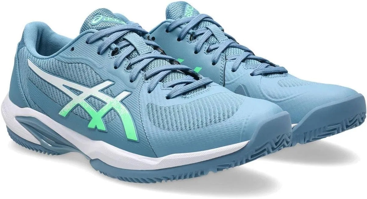Кроссовки для падел ASICS Solution Swift FF 2, Saba Blue Vital Green — фото 3