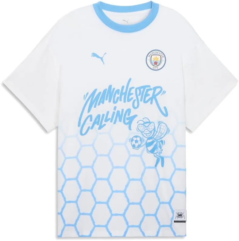 

Футболка PUMA Cwc Hoops X Man City с принтом, белая