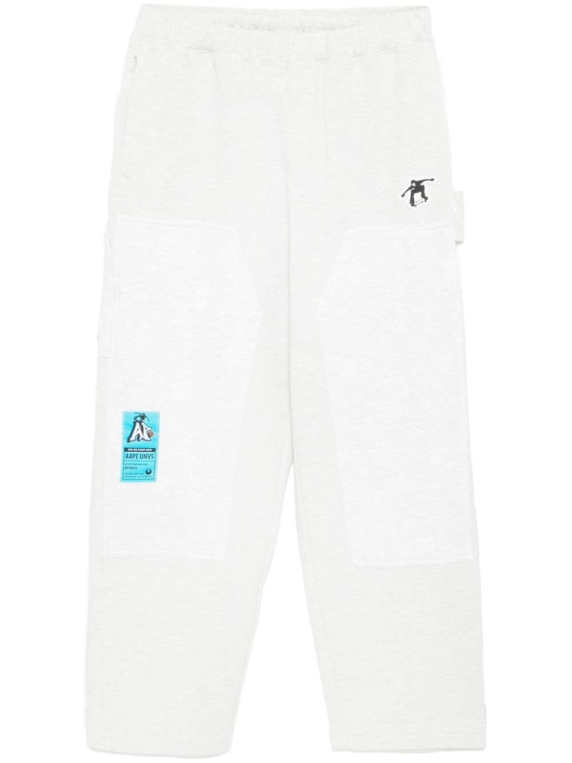 

Спортивные брюки с нашивкой-логотипом AAPE BY *A BATHING APE, серый