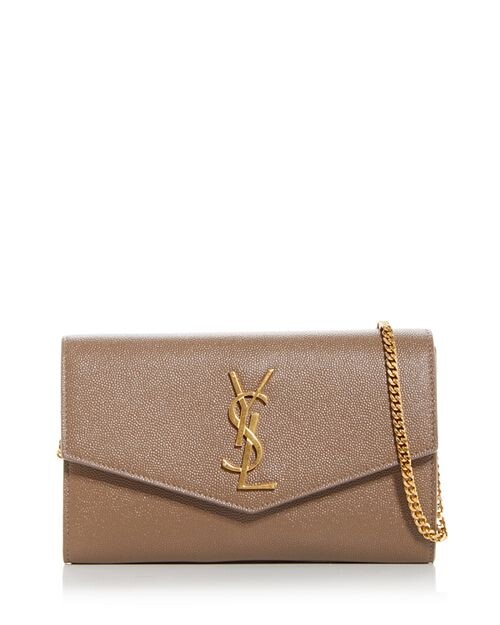 

Кошелек Uptown с цепочкой Saint Laurent, цвет Tan/Beige