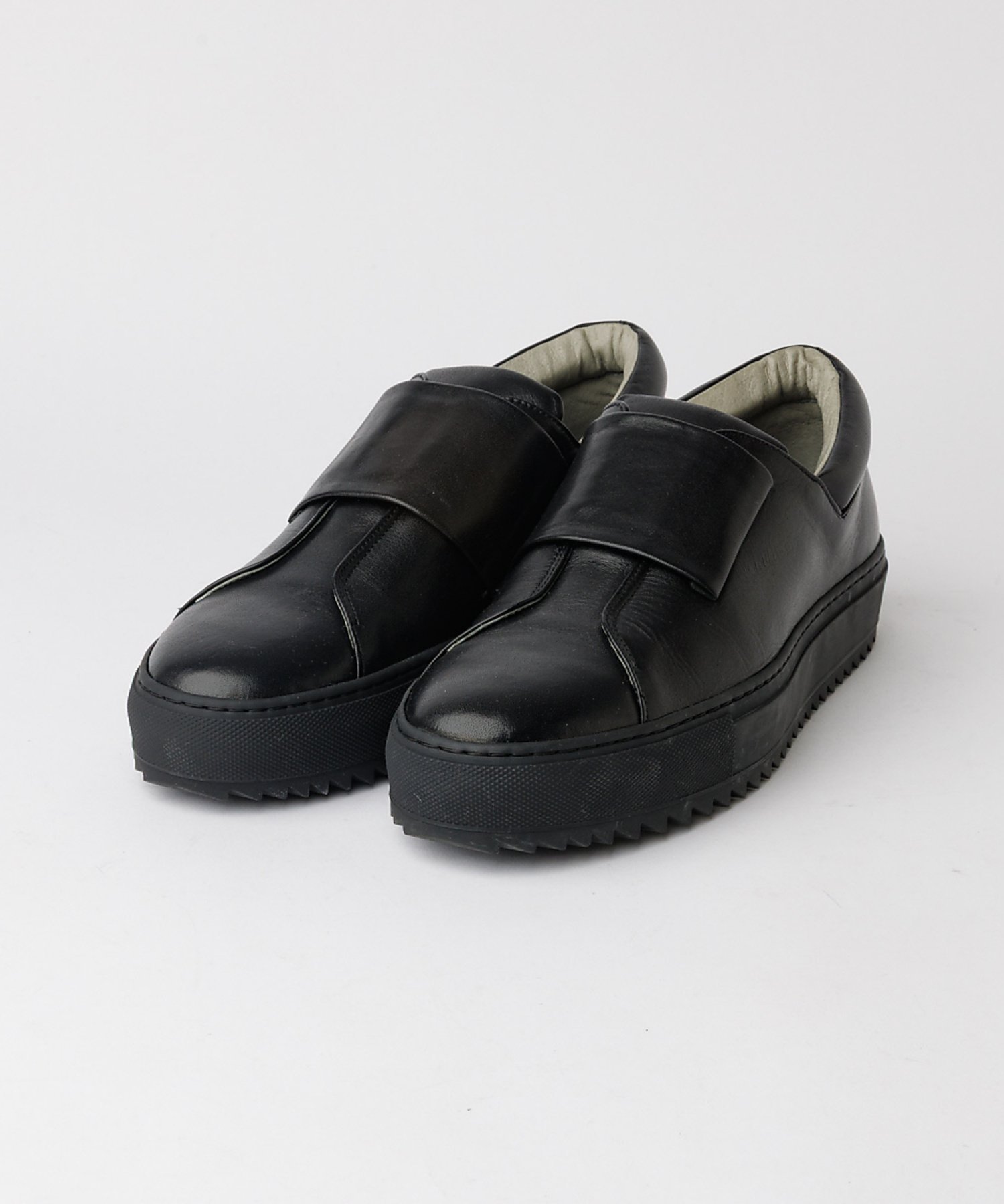 Кожаные слипоны Margom Big Strap (предзаказ) AlfredoBANNISTER, Black