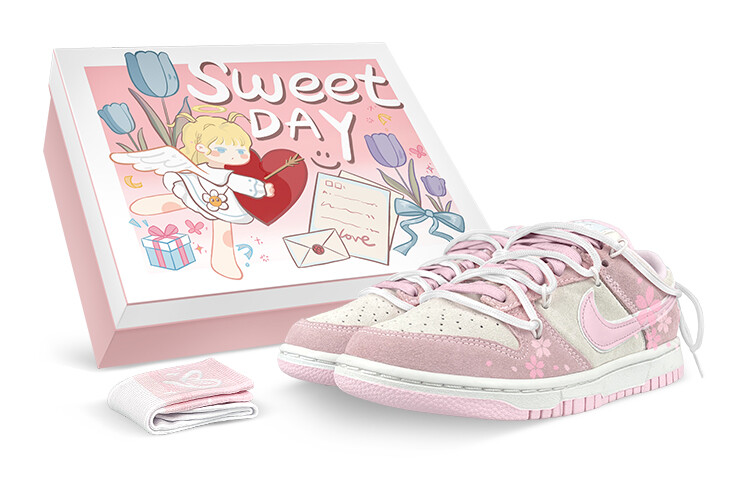 

Кроссовки Nike Dunk Skateboard Shoes Women's Low-Top White