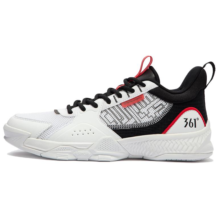 

Баскетбольные кроссовки Basketball Shoes Men Low-Top White/Obsidian Black 361°