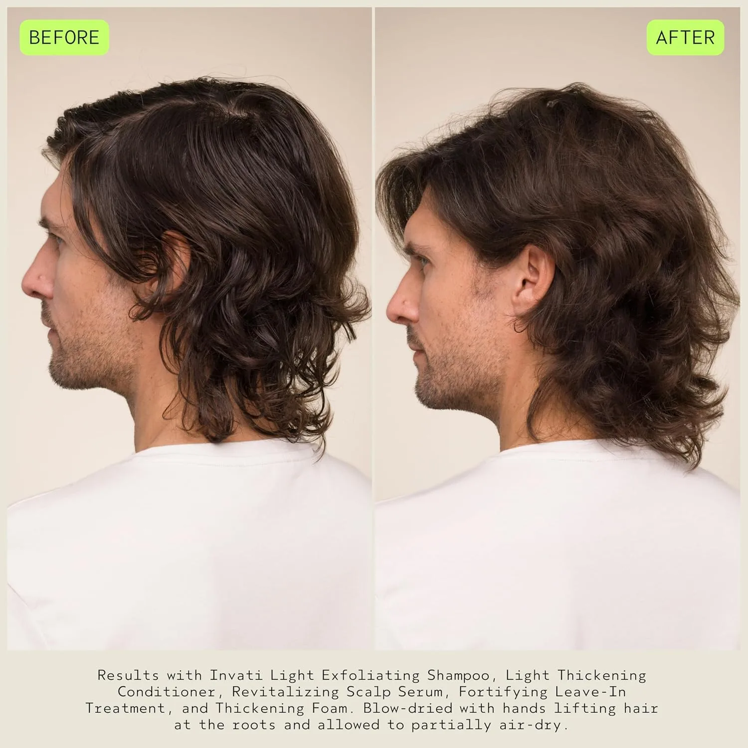 Кондиционер Aveda Invati Ultra Advanced Thickening Light, шаг 2 из 4, для тонких и редеющих волос, нормальная и жирная кожа головы, 96% натуральных ингредиентов — фото 4