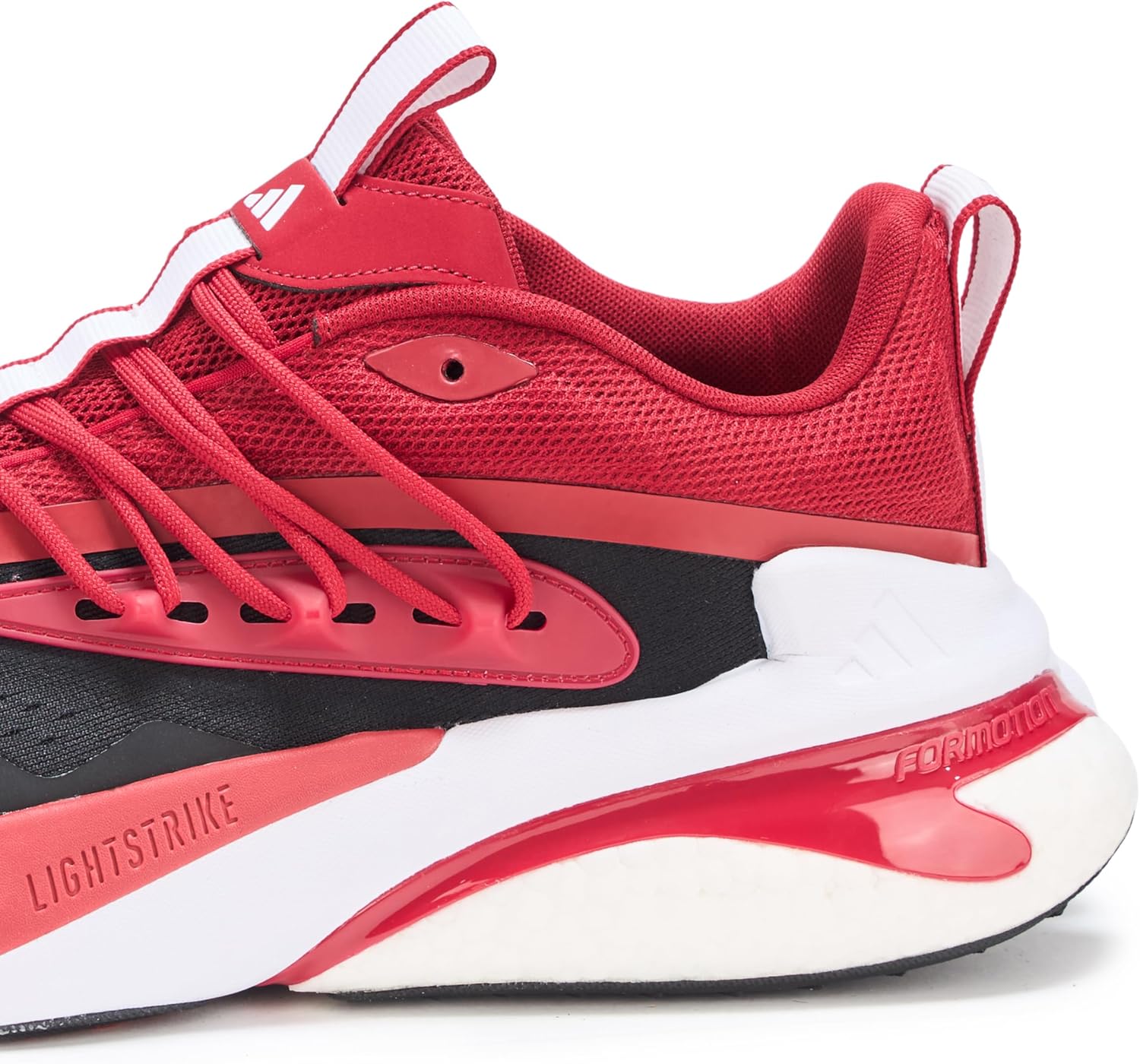 Кроссовки Adidas Унисекс-взрослые NCAA 25/26 Team Alphaboost V2, белый/черный/красный — фото 4
