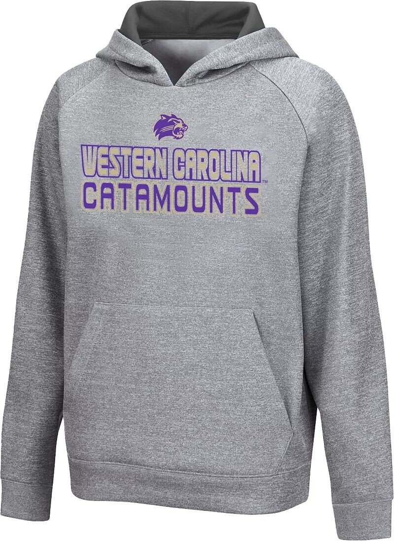 

Colosseum Серая толстовка с капюшоном Youth Western Carolina Catamounts