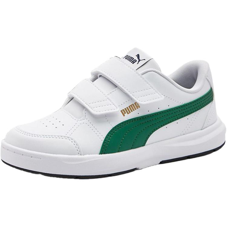 

Детские кроссовки для скейтбординга Evolve Court V Low Top для подростков PUMA, белый/зеленый