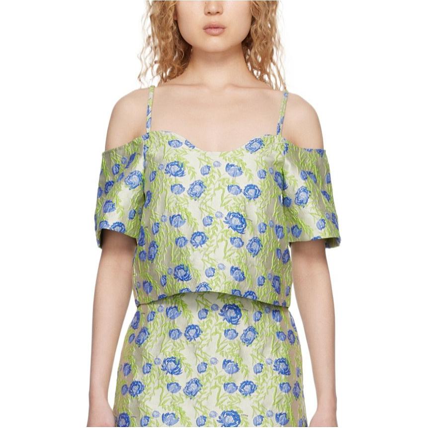 

GANNI Женские майки Green