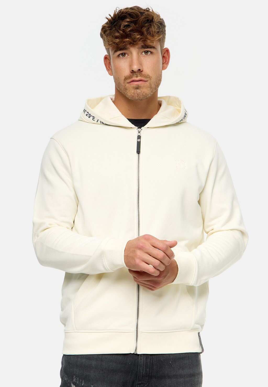 

Толстовка INMOBIL INDICODE JEANS, цвет vanilla ice