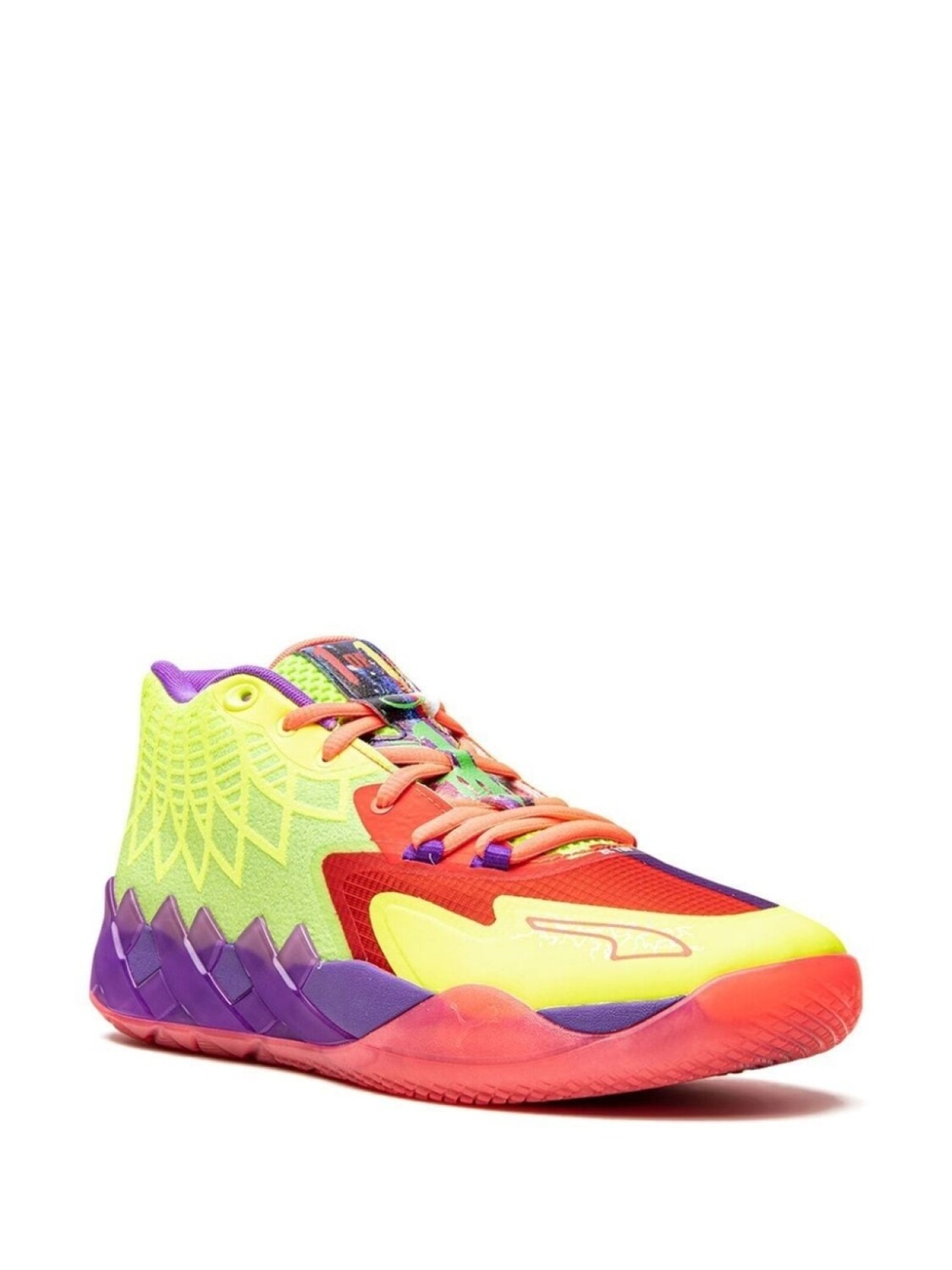 PUMA высокие кроссовки MB.01 Be You из коллаборации с LaMelo Ball, желтый — фото 2