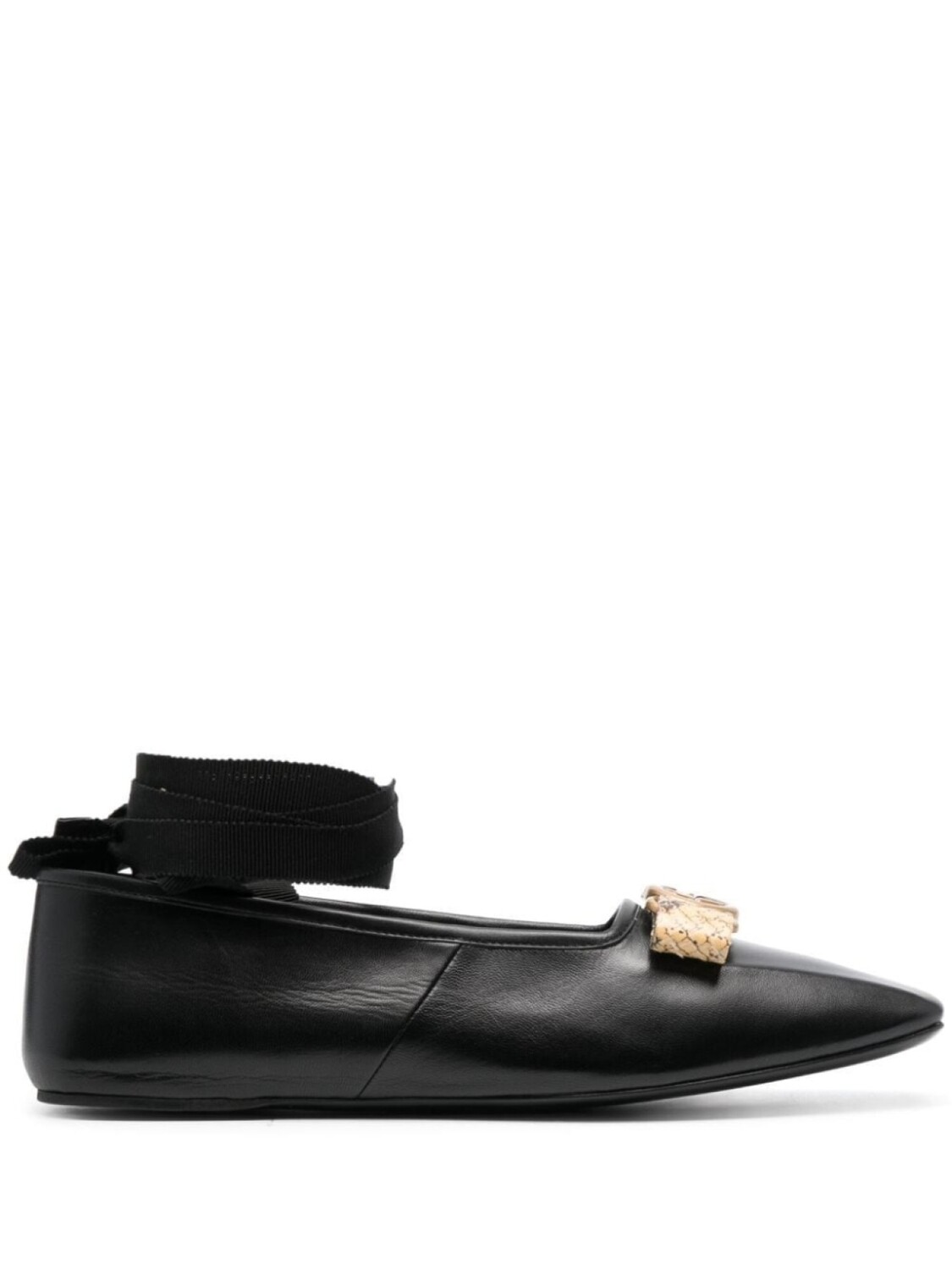 

Gucci балетки с логотипом Interlocking G, черный