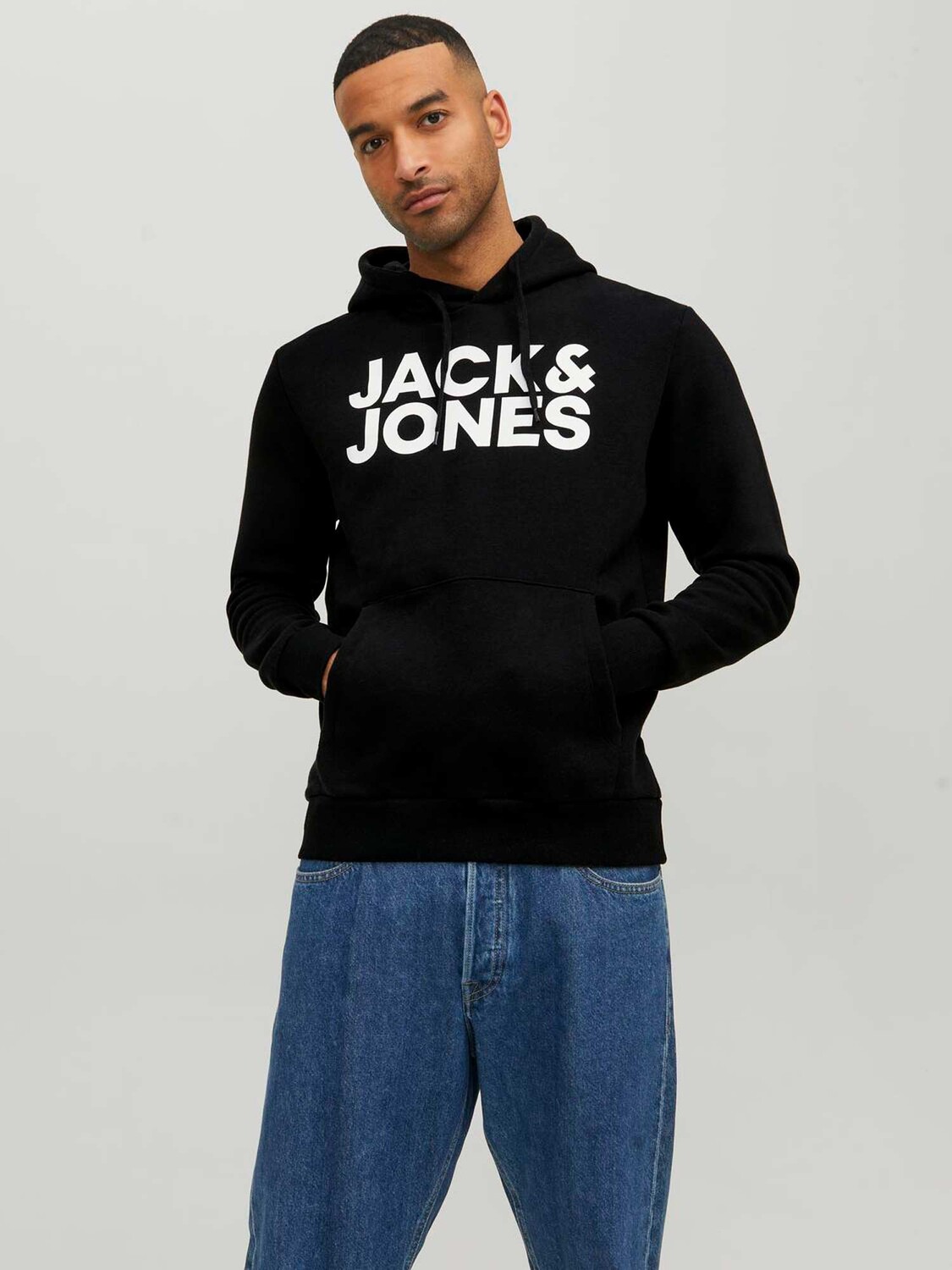 

Толстовка Jack & Jones JJECORP LOGO SWEAT HOOD NOOS, черный