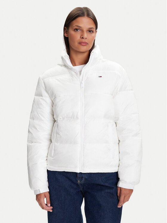 

Зимняя куртка relaxed fit DW0DW21619 Tommy Jeans, белый