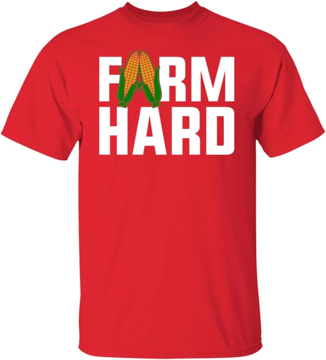 Футболка Farm Hard Funny Farming Generic, Dark Heather — фото 4