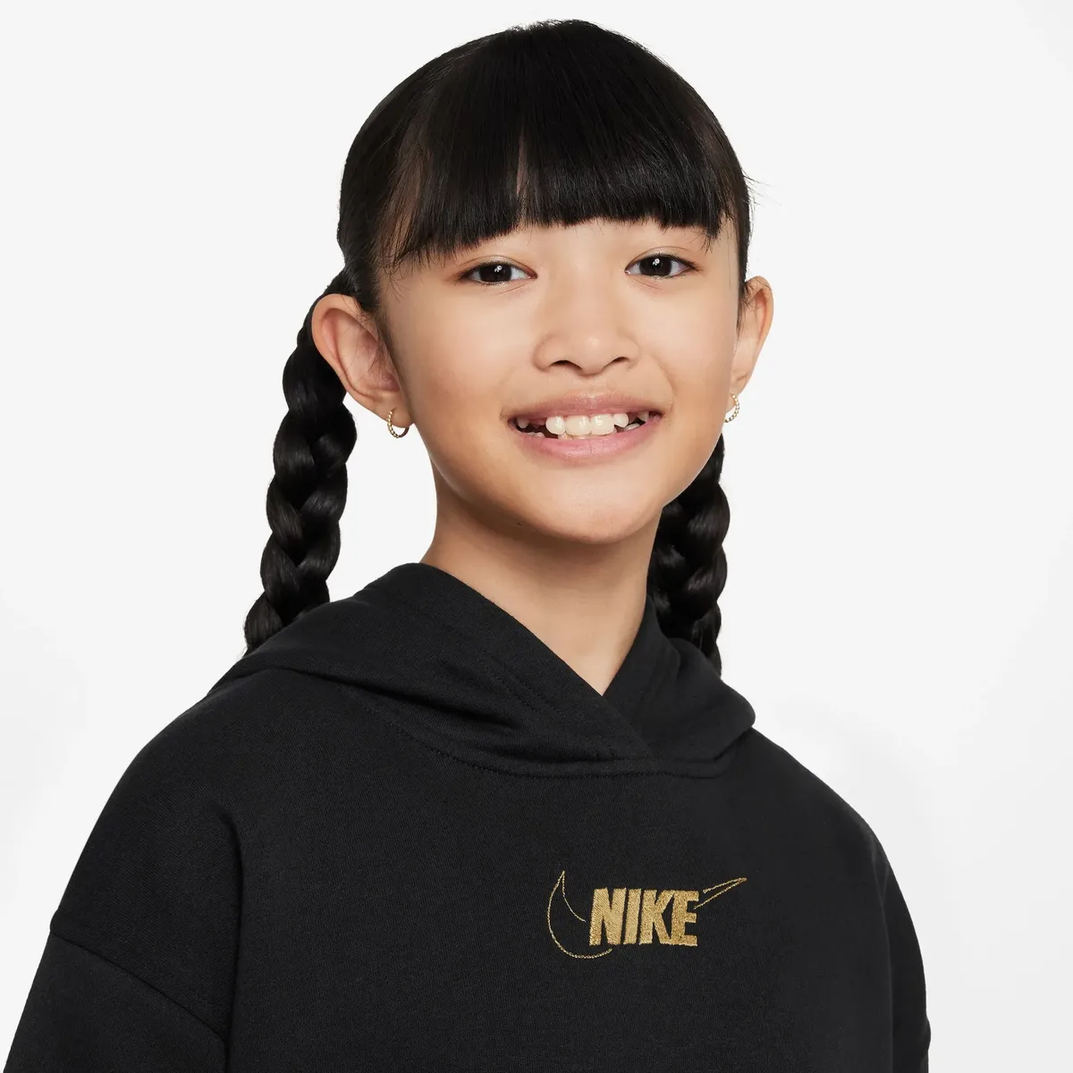 

Трикотажное платье Nike Sportswear "CLUB FLEECE GIRLS' HOODIE DRESS", черный