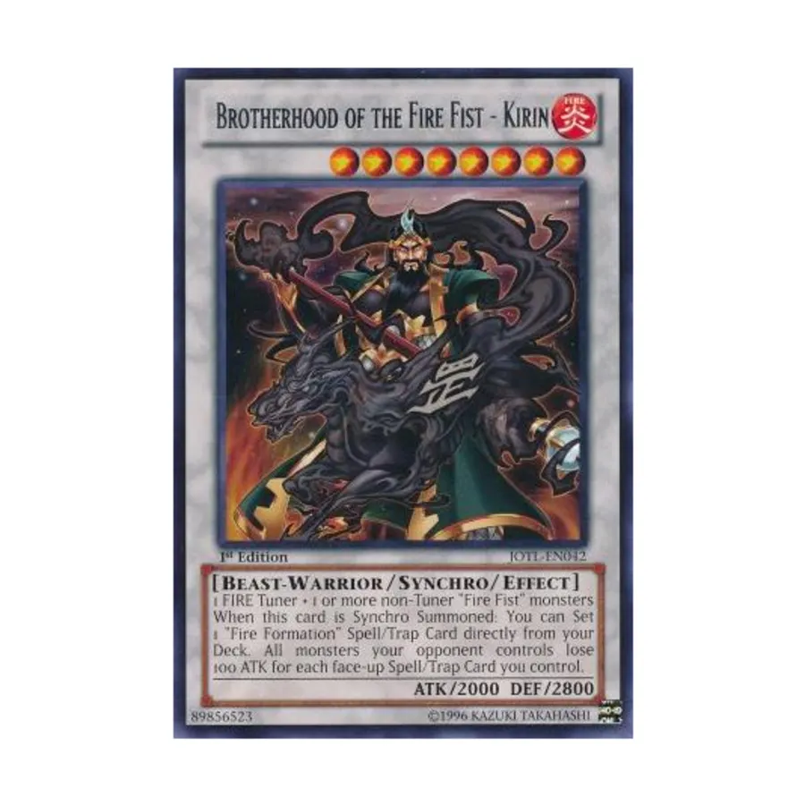 

CCG Братство Огненного Кулака — Кирин (Редкий), Yu-Gi-Oh - Judgment of the Light - Singles