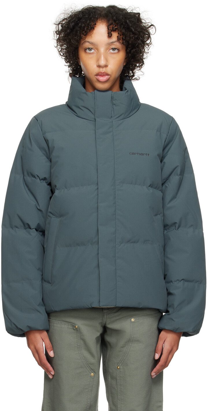 

Синий пуховик Yanie Carhartt Work In Progress