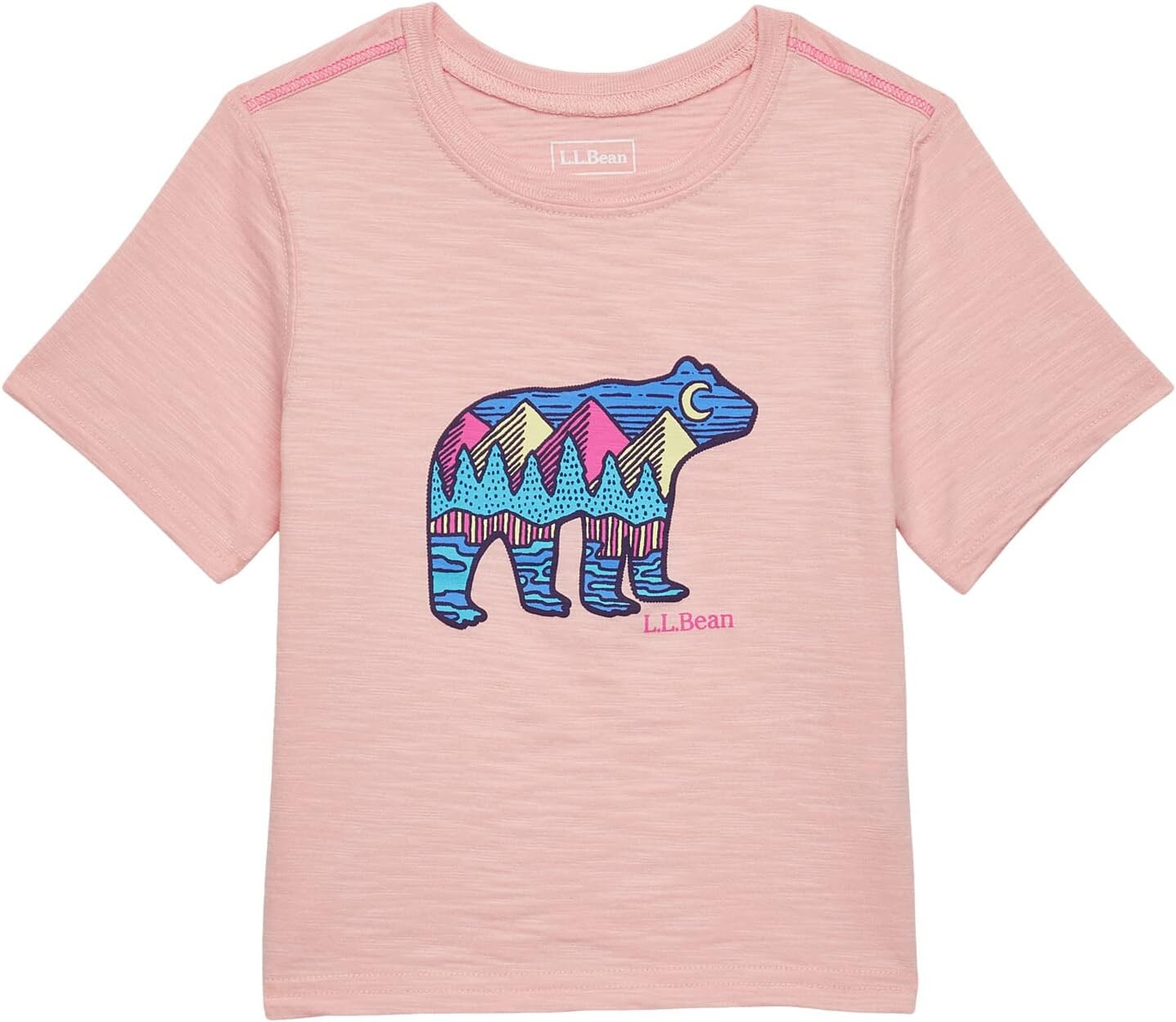 

Футболка L.L.Bean Graphic Tee Short Sleeve, цвет Blush Bear