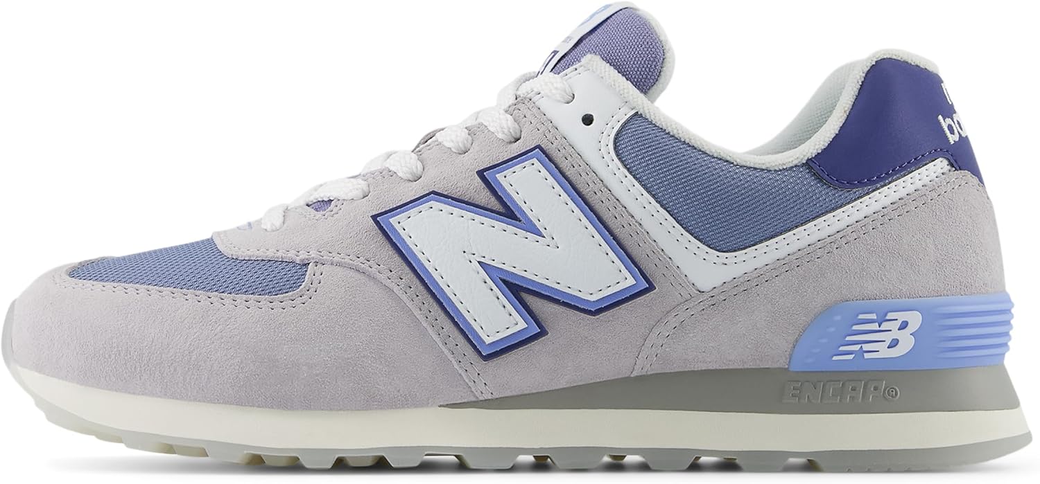 Кроссовки New Balance Unisex-Adult 574 V2 Unisex, белый/серый — фото 2