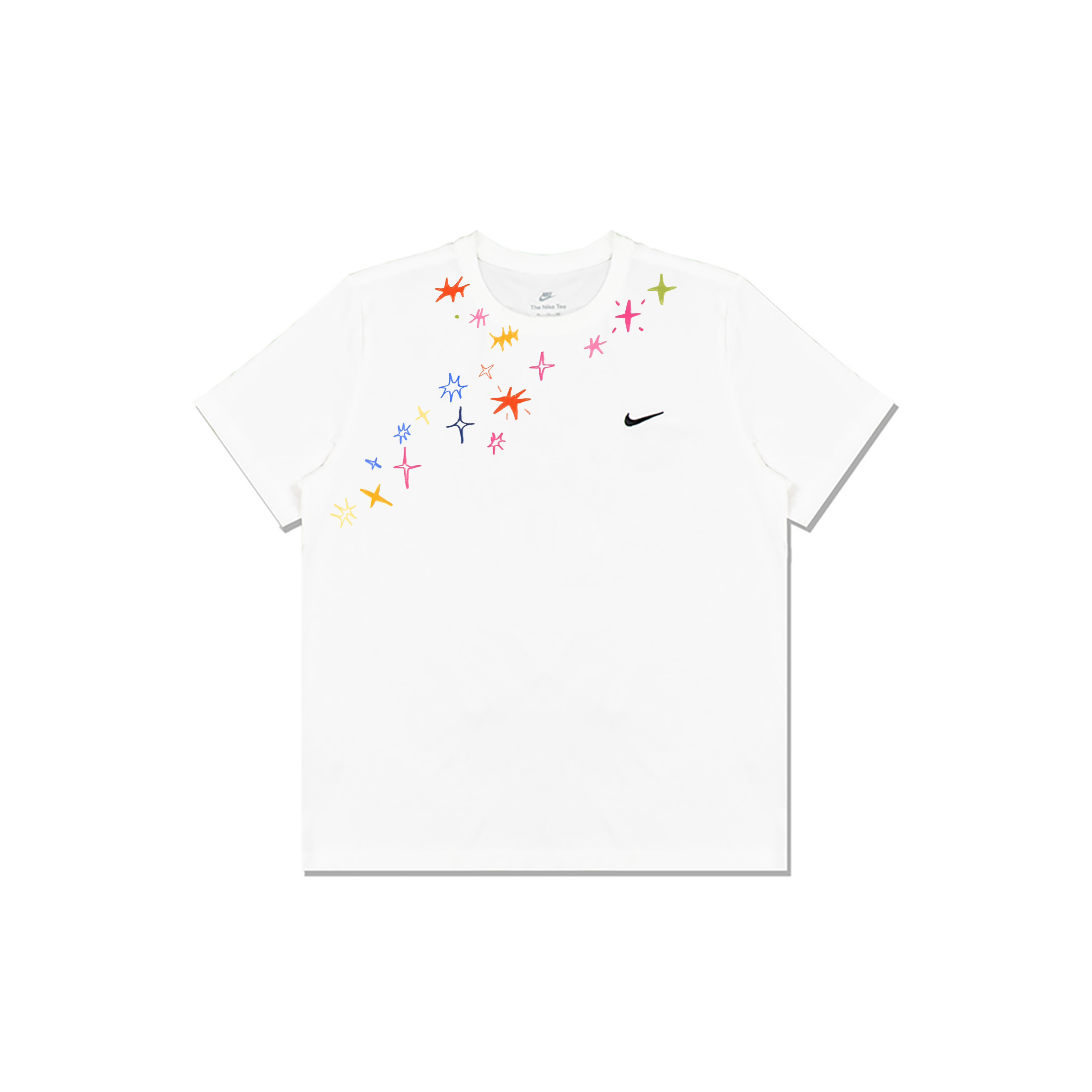 

Nike Спортивная футболка мужская белая, Белый, Nike Спортивная футболка мужская белая