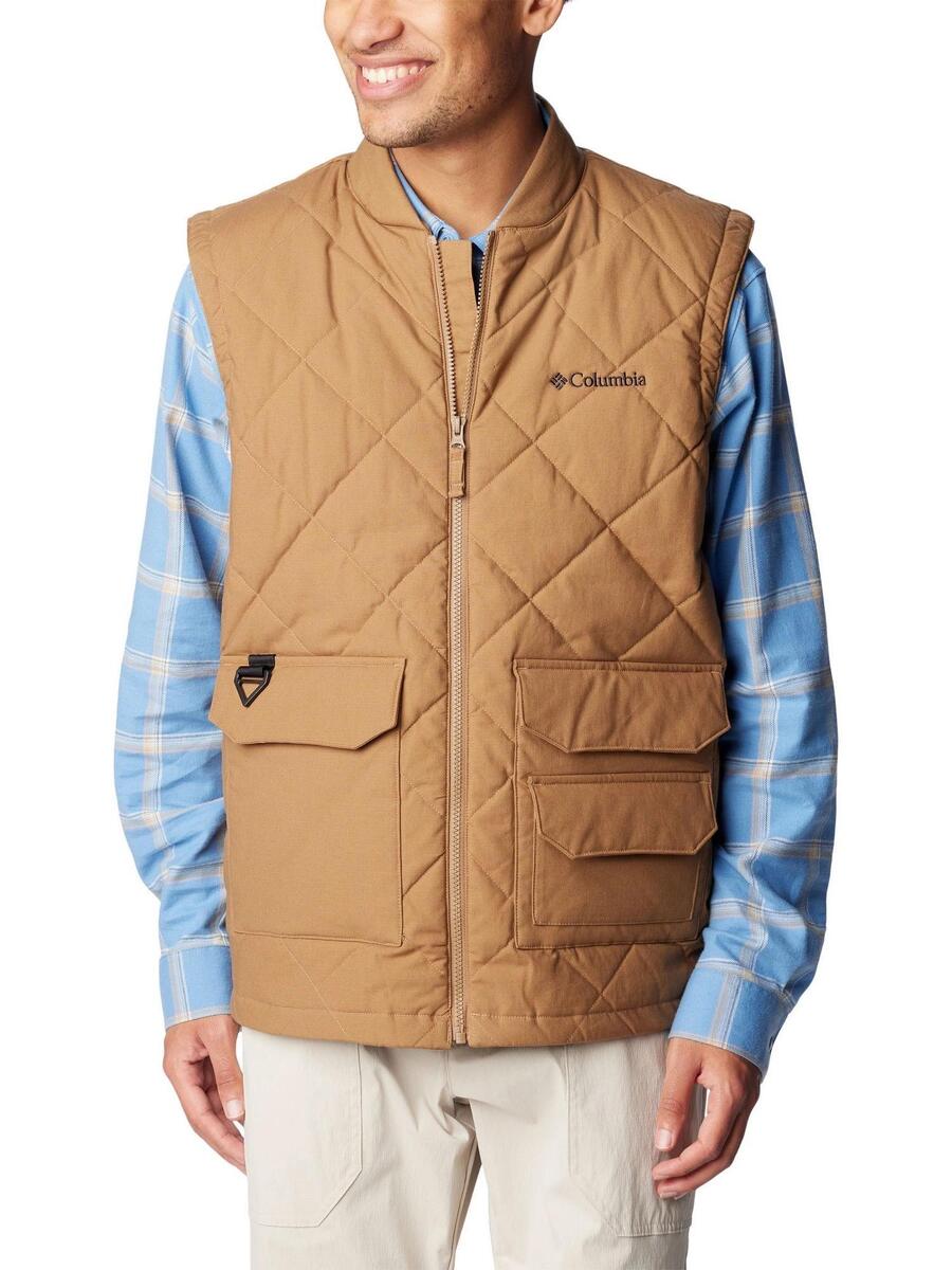 

COLUMBIA Мужская майка Rad Padded Vest - коричневая