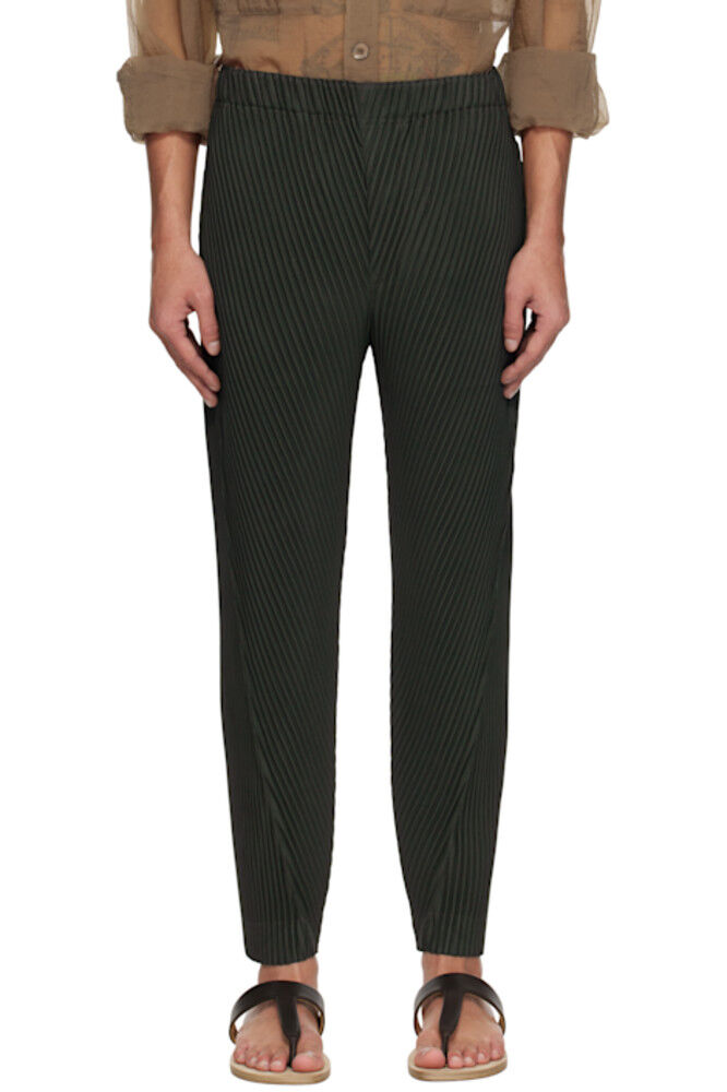 

Зеленые плиссированные брюки 2 HOMME PLISSÉ ISSEY MIYAKE