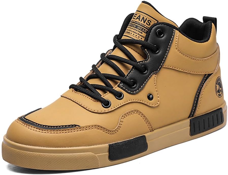 

Мужские модные кроссовки WELRUNG для скейтборда, прогулок и бега, желтый