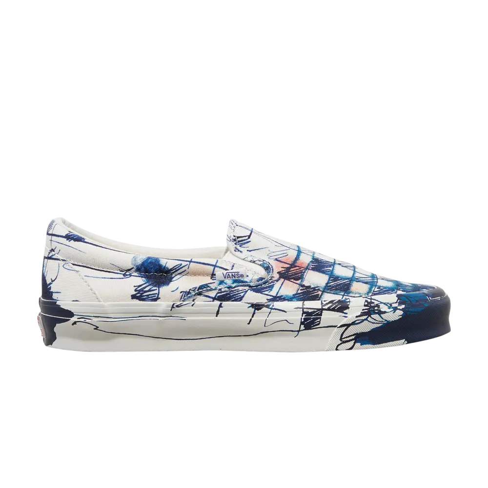 Кроссовки Connor Tingley x OG Classic Slip-On LX Vans, синий