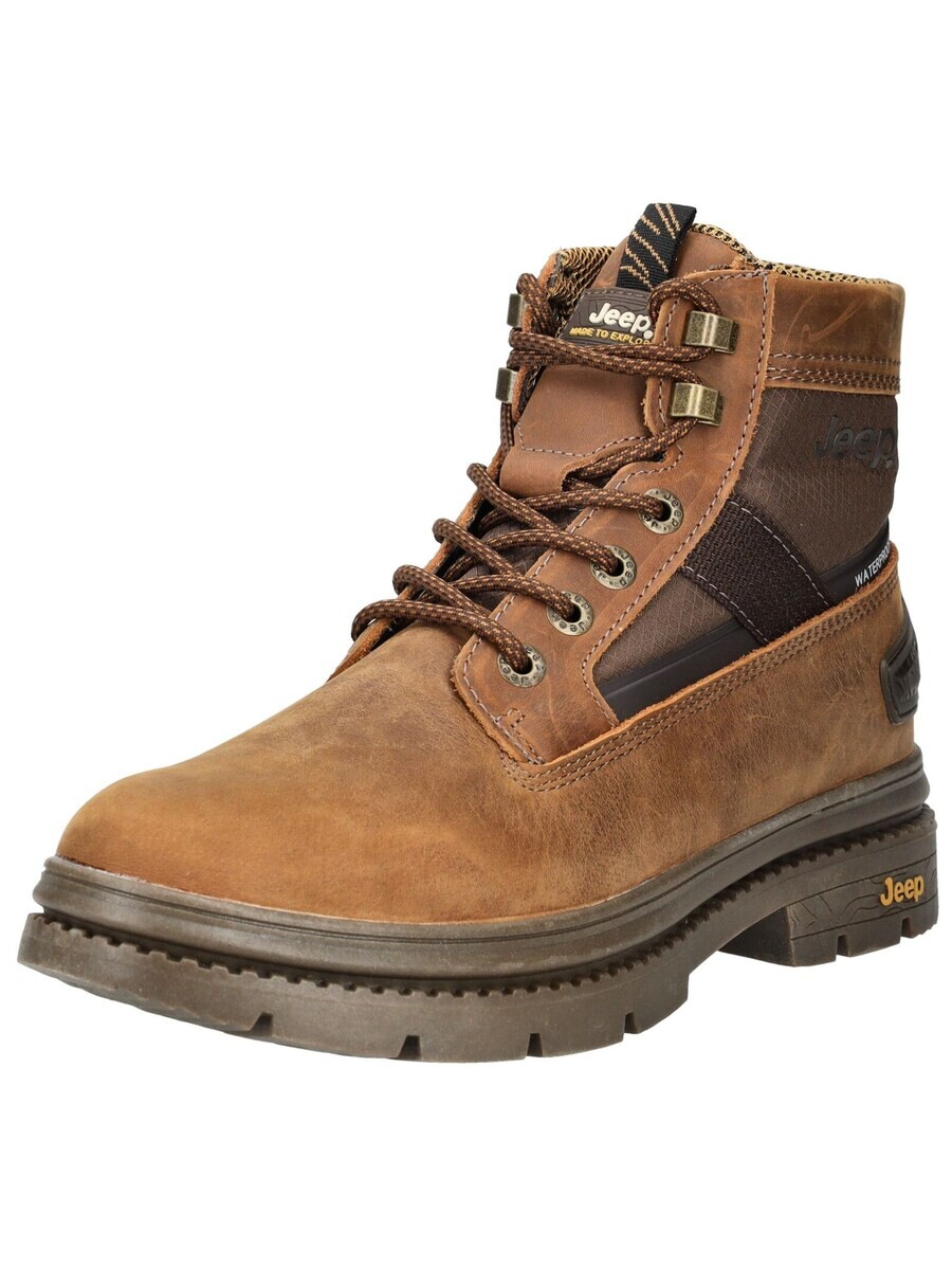 

Повседневные ботинки Jeep Lace-Up Boots, темно-коричневый
