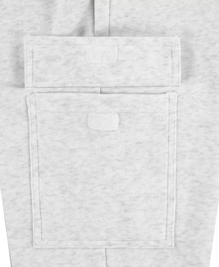Брюки-джоггеры с карманами карго из флиса для мальчиков 8-20 лет Levi'S, серый — фото 3
