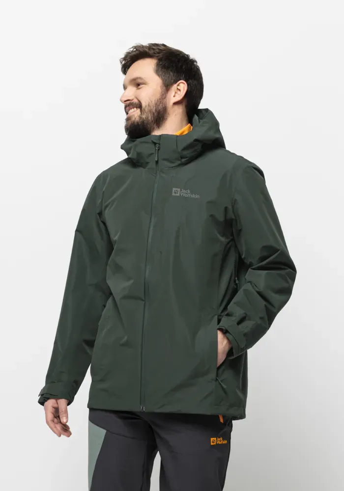 

Функциональная куртка Jack Wolfskin "FERNBLICK 2L JKT M", с капюшоном, цвет Black-Olive
