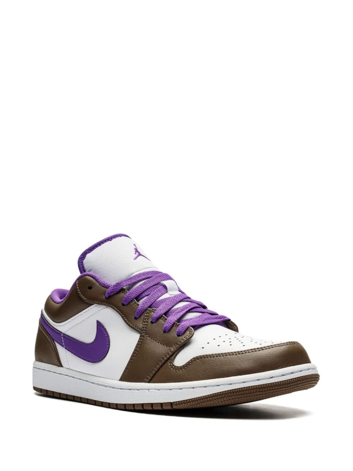 Jordan кроссовки Air Jordan 1 Low Purple Mocha, белый — фото 2