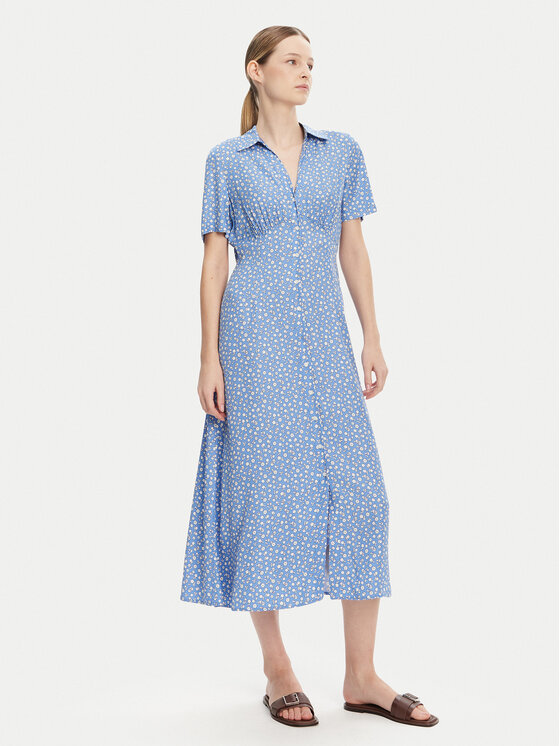 Платье-Рубашка стандартный крой WW0WW45941 Tommy Hilfiger, синий — фото 2