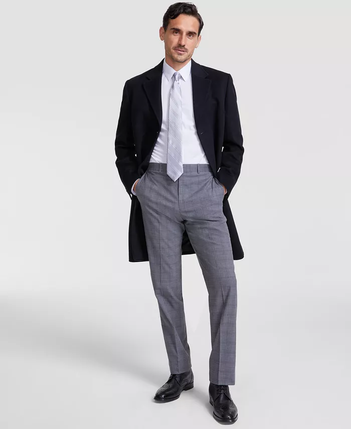 

Мужское классическое пальто Kavon из шерсти с кашемиром Michael Kors, черный