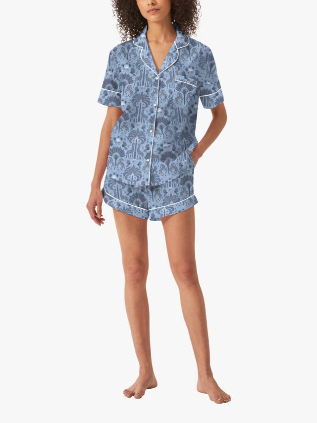 

Любимый комплект пижамы из органического хлопка с короткими рукавами и шортами для путешествий myza