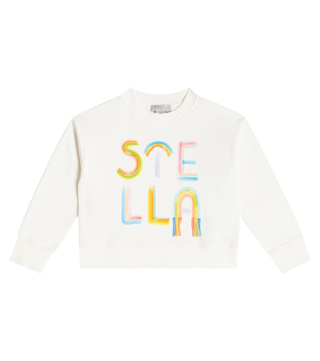 

Толстовка из хлопка с логотипом Stella McCartney Kids, белый
