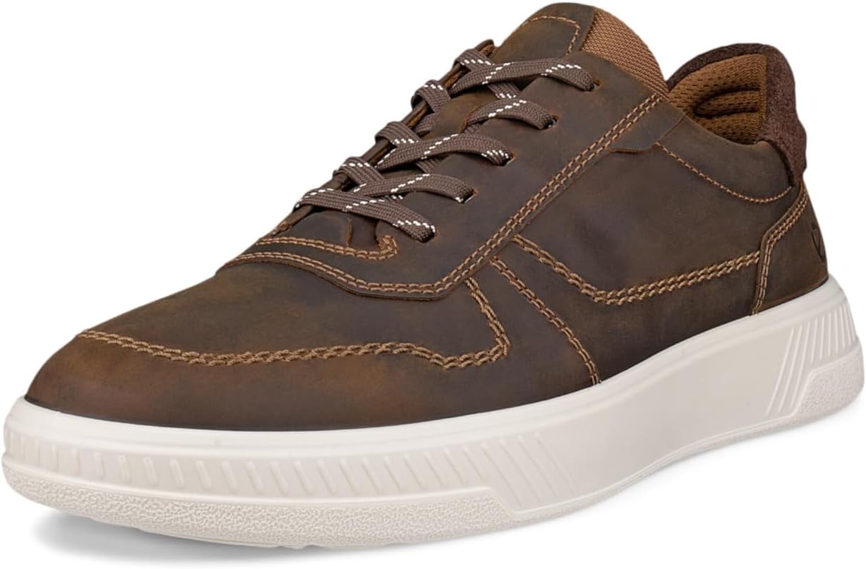 

Мужские повседневные кроссовки на шнуровке Ecco, Camel/Coffee Suede