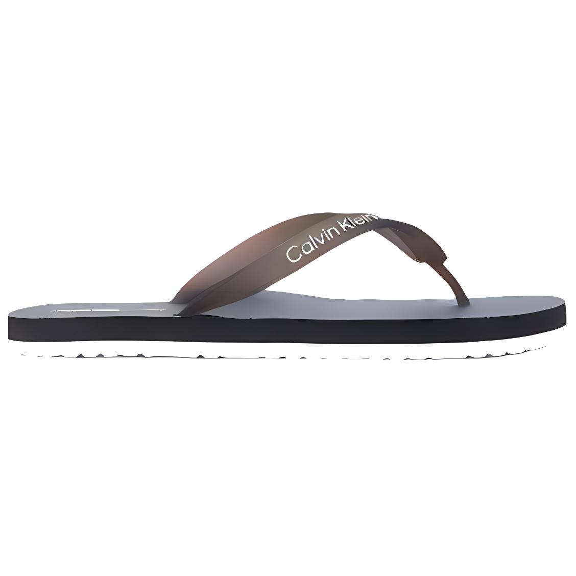 CKJ CALVIN KLEIN JEANS Сланцы мужские Dark Gray — фото 3