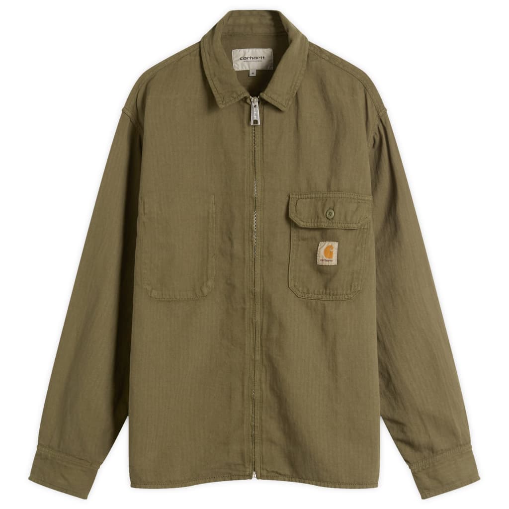 

Куртка-рубашка Rainer на молнии Carhartt Wip, цвет turtle
