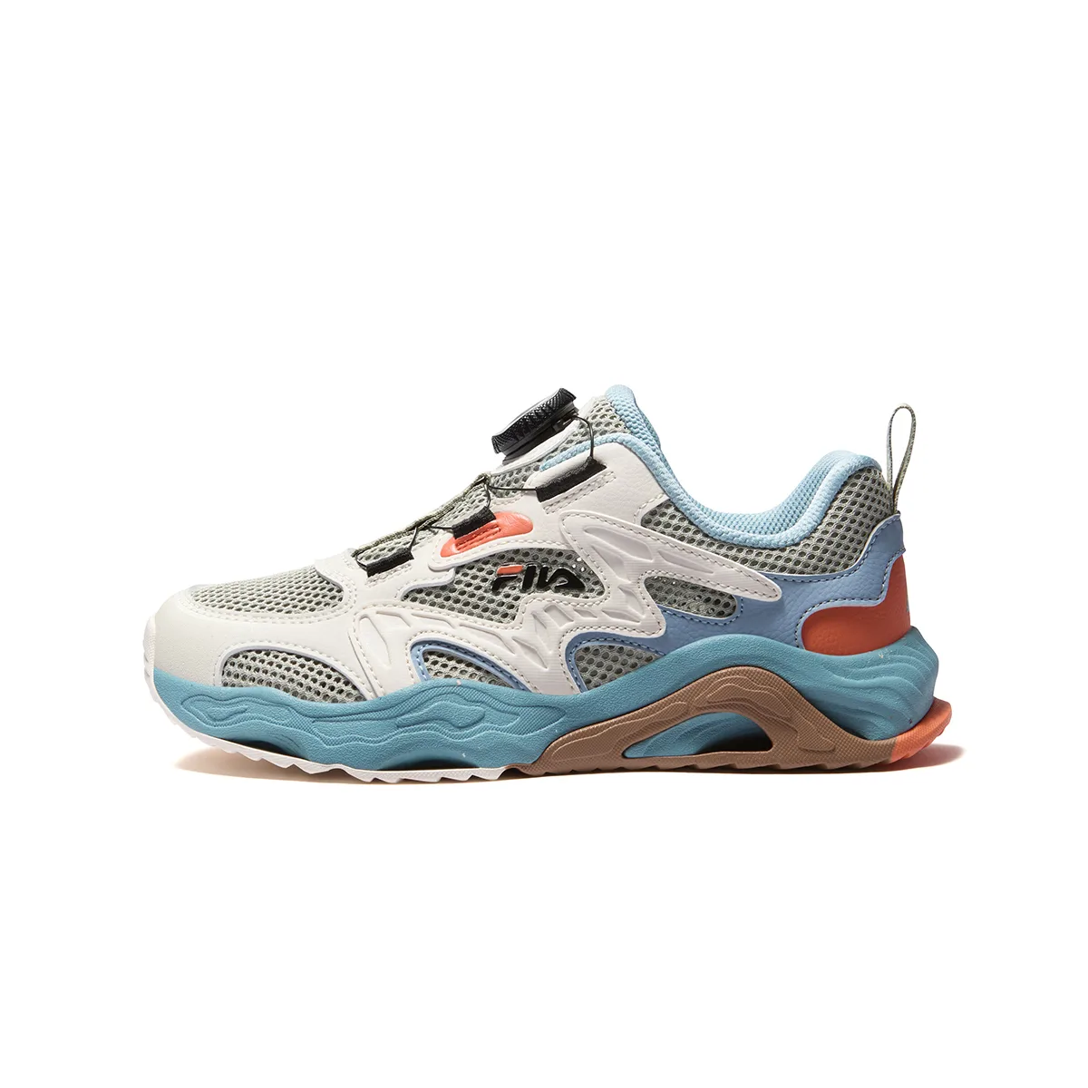 Performance FPF Synthetic Leather, Textile Cushioning Breathable детские Outdoor Shoes FILA KIDS, church stone зеленый/sash белый
