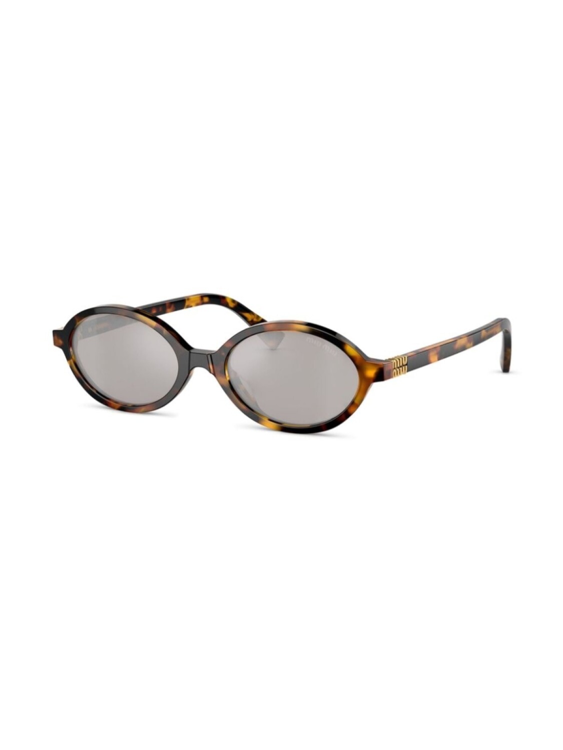 

Солнцезащитные очки с логотипом Miu Miu Eyewear, коричневый