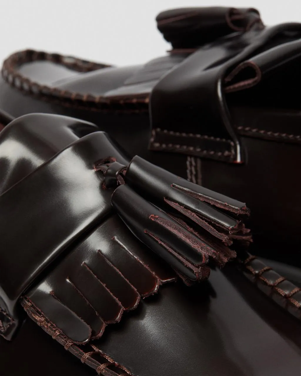 Лоферы Dr. Martens Adrian Arcadia вишнево-красные — фото 3