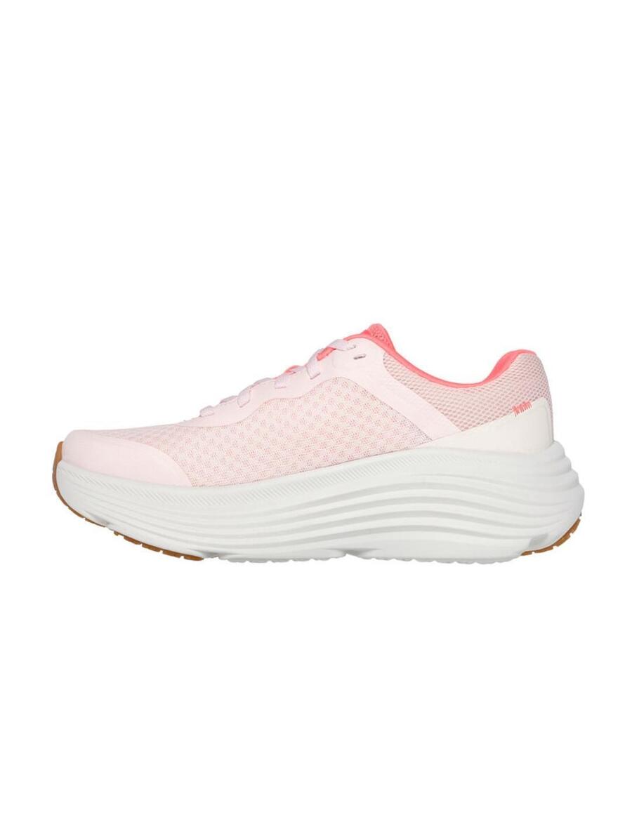 Женские кроссовки Skechers Max с амортизацией розового цвета. — фото 2