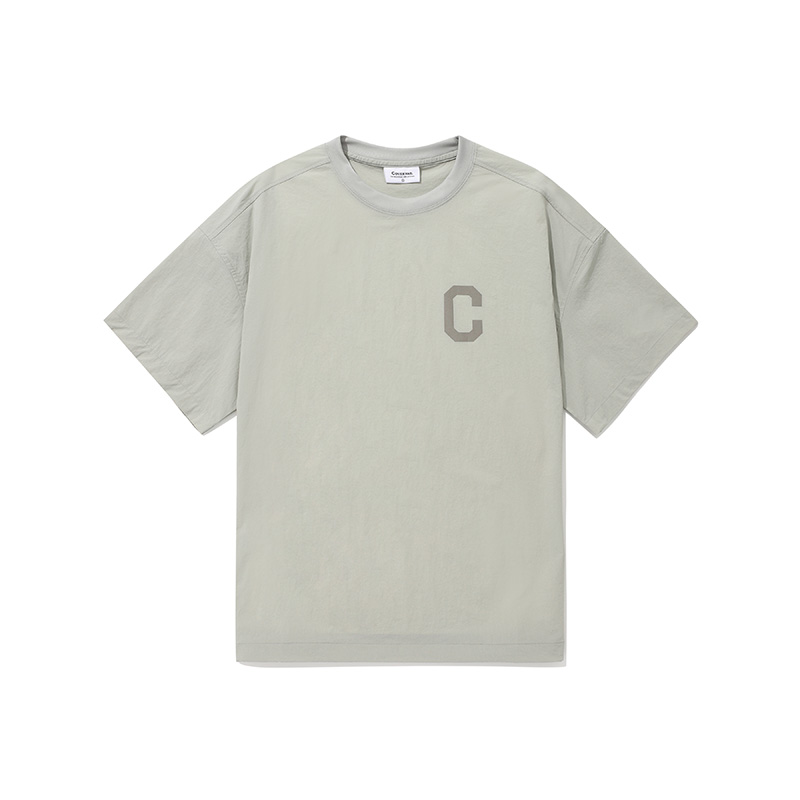 

COVERNAT Футболка унисекс темно-серого цвета, Серый, COVERNAT Футболка унисекс темно-серого цвета